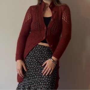 Early 2000s Talula Mohair Cardigan Sweater